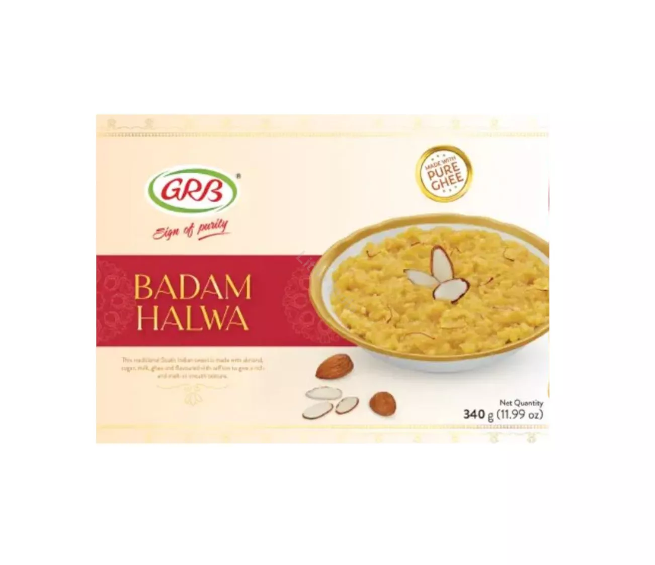 GRB Badam Halwa Frozen 340g