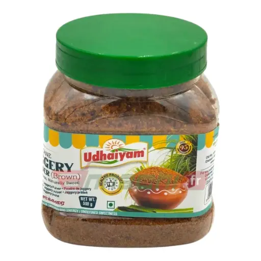 [180037] Udhaiyam Jaggery Powder Jar 500g